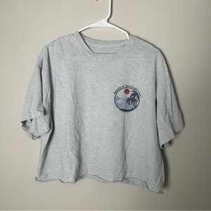 Brandy Melville Golden Coast Oversized Boyfriend Fit Tee